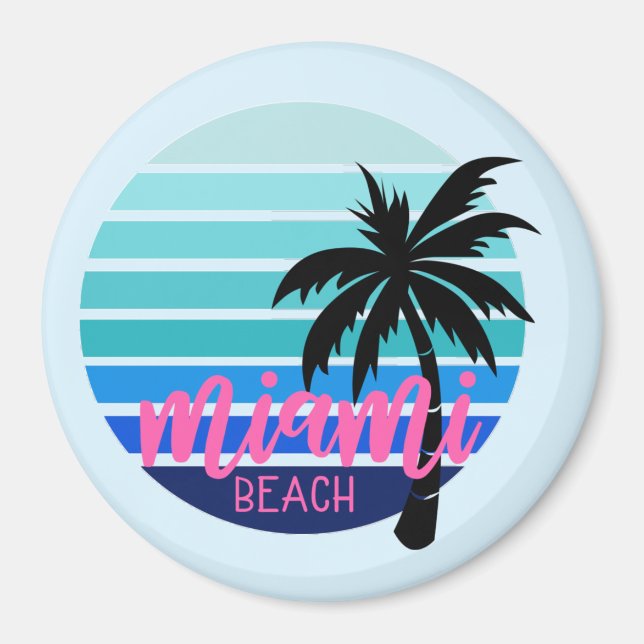 Miami Beach  Magnet (Front)