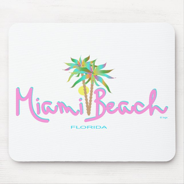 Miami Beach Pam's Mouse Pad (Front)