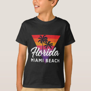 Miami Beach Retro Miami Vintage Triangle 70s 80s T T-Shirt