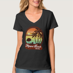 Miami Beach Souvenirs Florida Vintage Retro 70s 80 T-Shirt