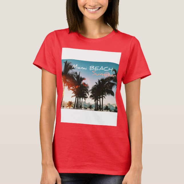 Miami Beach Summer T-Shirt (Front)