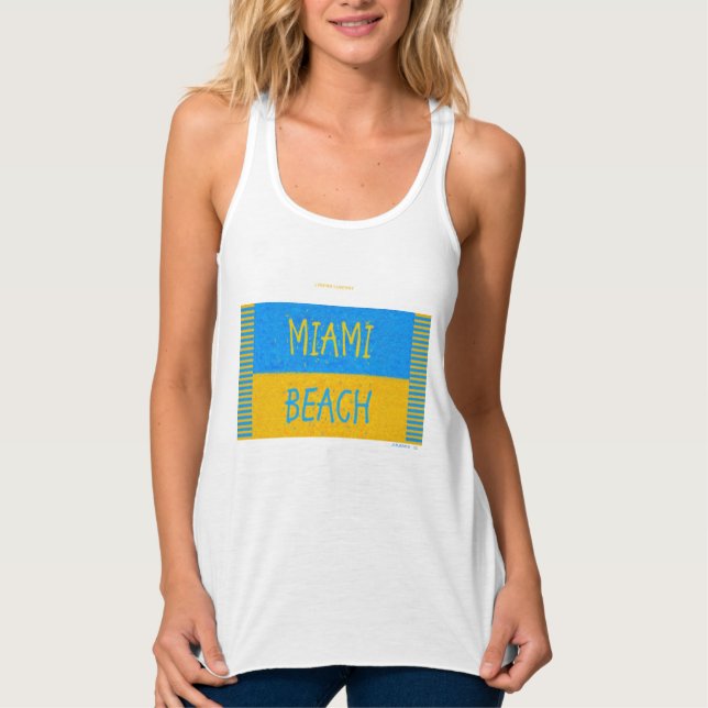 MIAMI BEACH TANK TOP (Front)