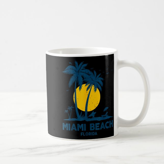 Miami Beach Travel Vacation Florida Coffee Mug (Right)