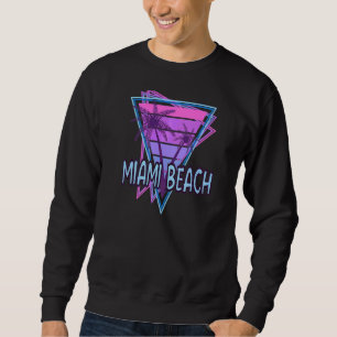 Miami Beach Vacation Vaporwave Aesthetic Sweatshirt