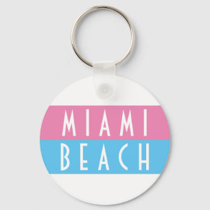 Miami Beach Vice Keychain