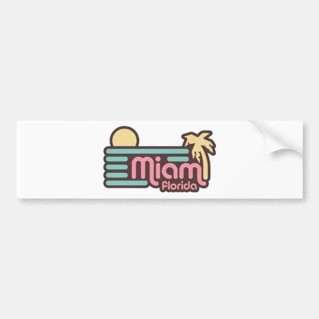 Miami Bumper Sticker (Front)