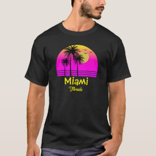 Miami California Retro Sunset T-Shirt