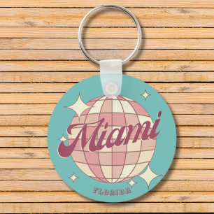Miami City Florida holiday travel souvenir Key Ring
