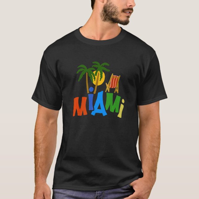 Miami City Florida souvenir  for men women  7 T-Shirt (Front)
