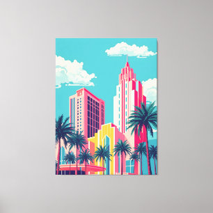Miami City Vibes Canvas Print