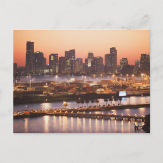 Miami Cityscape Postcard