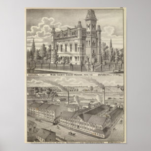 Miami County Court House Poster