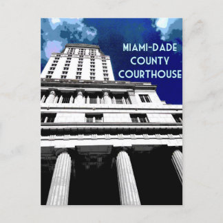 Miami Courthouse poster Postcard