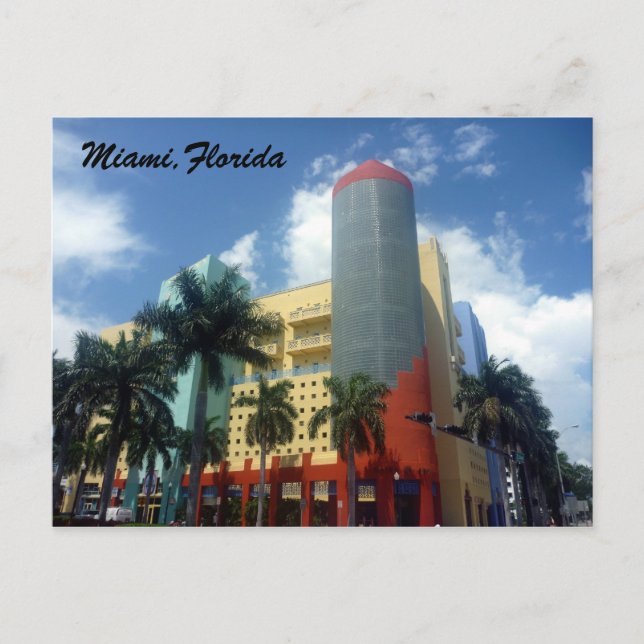 miami deco postcard (Front)