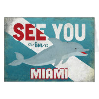 Miami Dolphin - Retro Vintage Travel