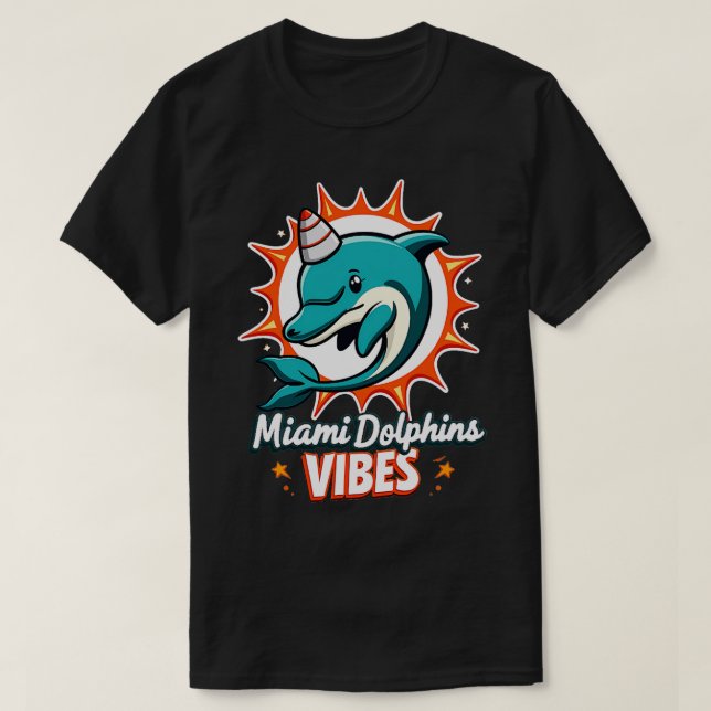 miami dolphins TShirt (Design Front)
