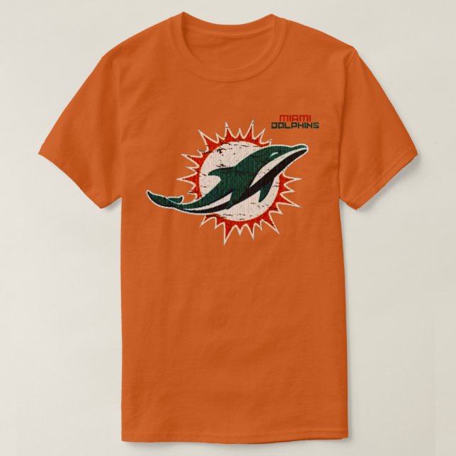 Miami Dolphins Vintage TShirt 1 (Design Front)