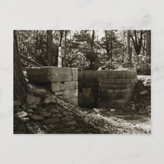 MIAMI-ERIE CANAL LOCK NO. 70 Postcard