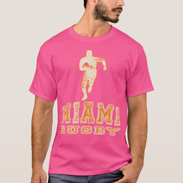 Miami Fl Rugby T-Shirt (Front)