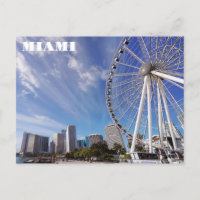 Miami Florida Bayfront Park City Skyline Travel