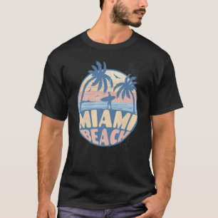 Miami Florida Beach Surf Summer Vacation Vintage T-Shirt