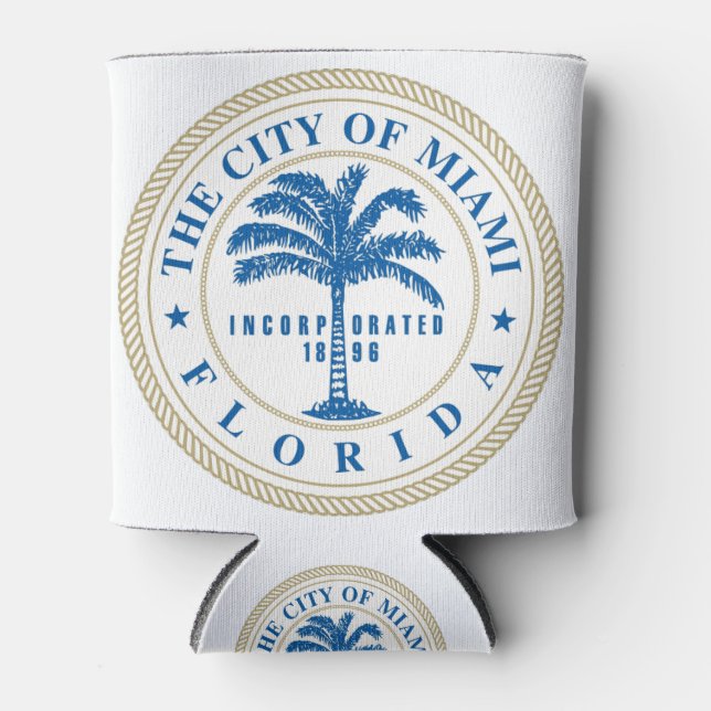 Miami Florida Can Cooler (Front)