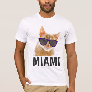 MIAMI FLORIDA Cat T-shirts