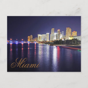 Miami, Florida, City of Progress Postcard