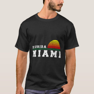 Miami Florida Distressed Fl Gift Souvenir T-Shirt