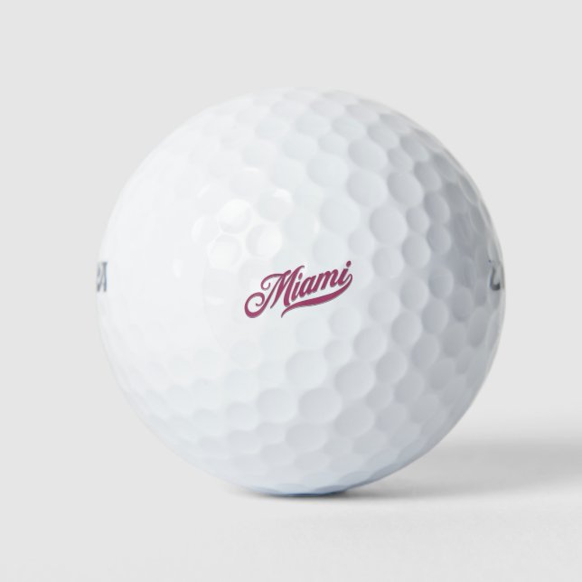 Miami Florida Golf Balls (Front)