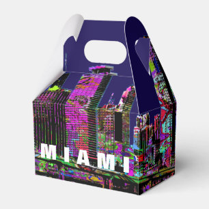 Miami, Florida in graffiti Favour Box