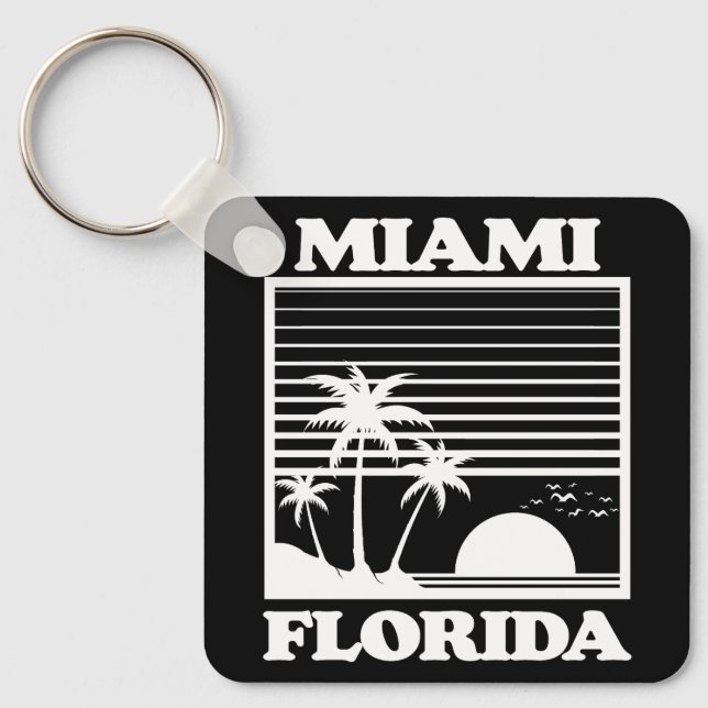 Miami,Florida Key Ring (Front)