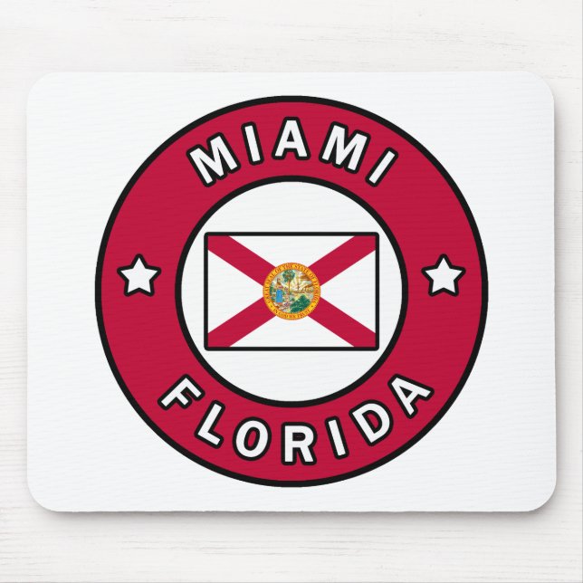 Miami Florida Mouse Pad (Front)