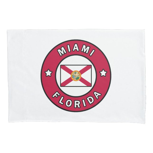 Miami Florida Pillowcase (Front)