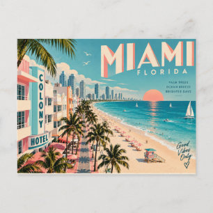 Miami Florida Postcard