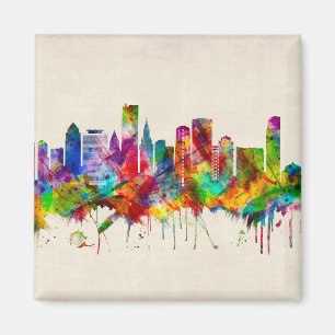 Miami Florida Skyline Magnet