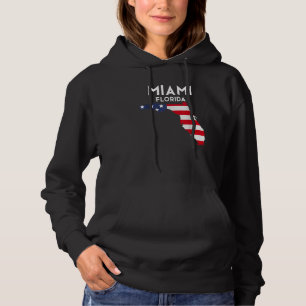 Miami Florida USA State America Travel Floridian Hoodie