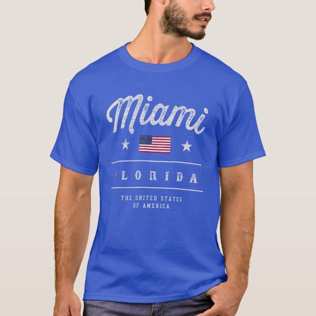 Miami Florida USA T-Shirt (Front)