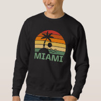 Miami Florida Vintage Palm Trees Summer Beach