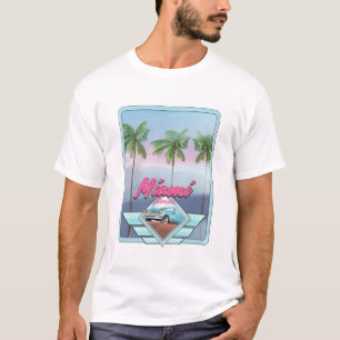 Miami Florida Vintage travel poster T-Shirt