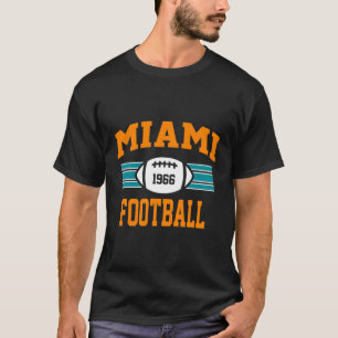 Miami Football Athletic Vintage Sports Team Fan Da T-Shirt