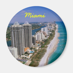 Miami fridge magnet