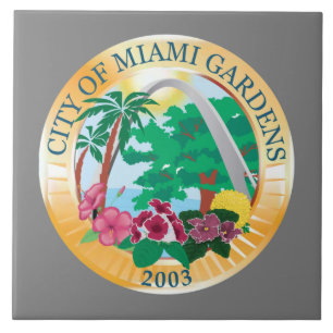 Miami Gardens (Florida) City Seal Tile