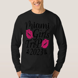 Miami Girls Trip 2023 Bachelorette Party T-Shirt