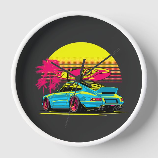 MIAMI GT SUMMER VIBES CLOCK (Front)