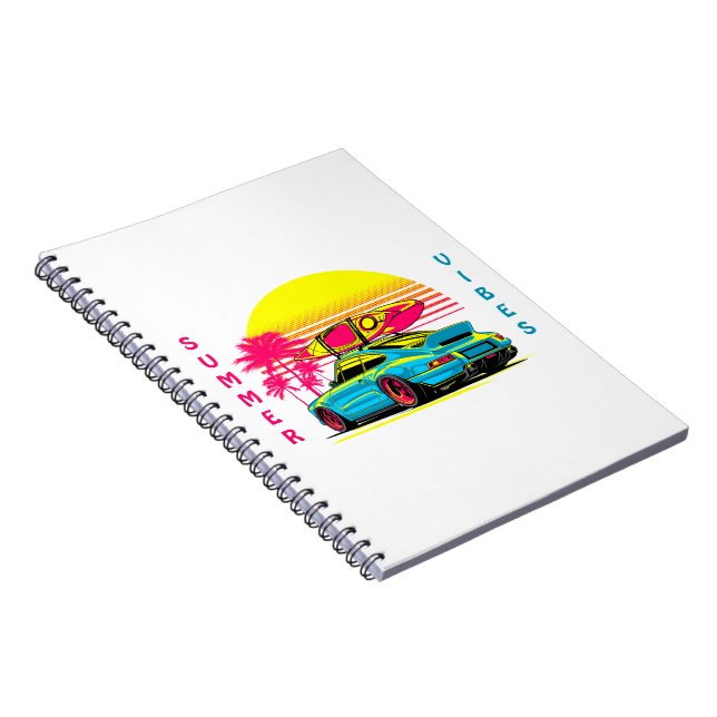 MIAMI GT SUMMER VIBES NOTEBOOK (Right Side)