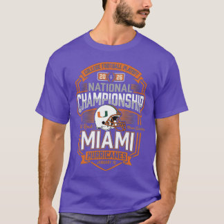 Miami Hurricanes CFP National Championship 2026 bo T-Shirt