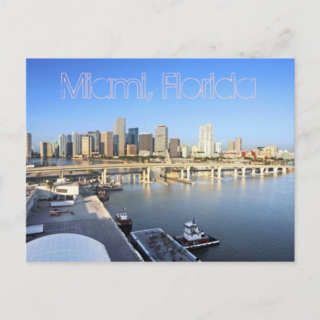 Miami, International gateway to the World. Postcard (Front)