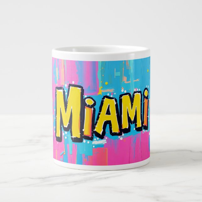 Miami Large Coffee Mug (Front)