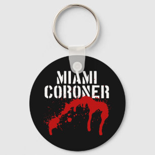 Miami Metro PD Coroner Key Ring